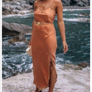 Spell and the Gypsy Rizzo silk slip dress M NWOT